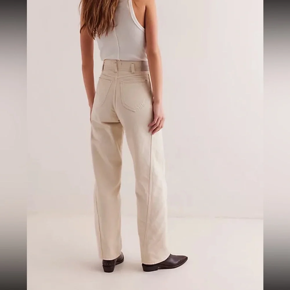 Free People WE THE FREE straight leg jeans NWOT - Picture 2 of 8